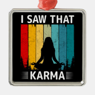 Ich habe gesehen, dass Karma Ornament Aus Metall