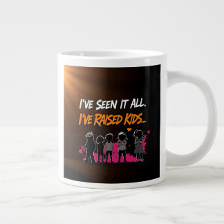 Ich habe gesehen, wie alles aufgewachsene Kinder G Jumbo-Tasse