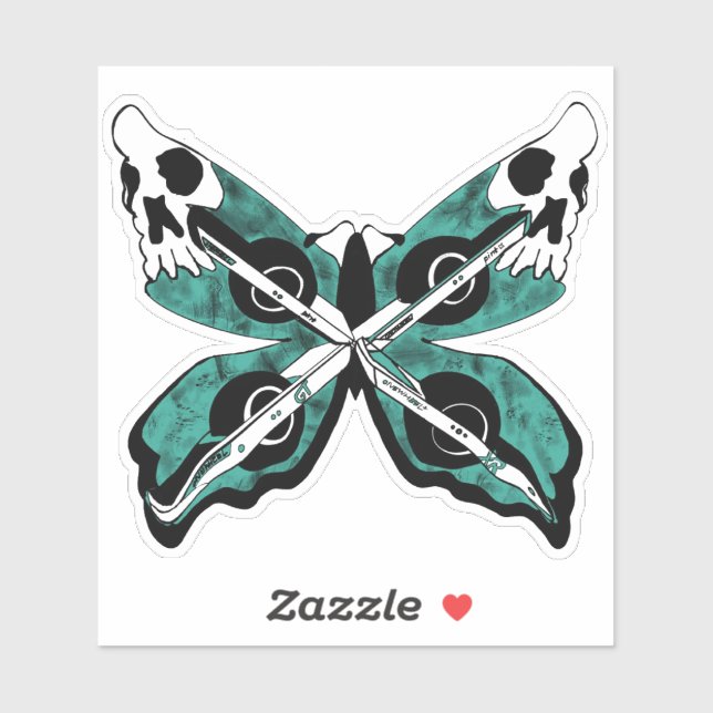 Ich habe gesehen, wie Sie den Aufkleber wechseln (Blatt)