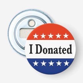 Ich habe gespendet flaschenöffner