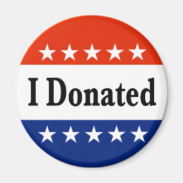 Ich habe gespendet magnet