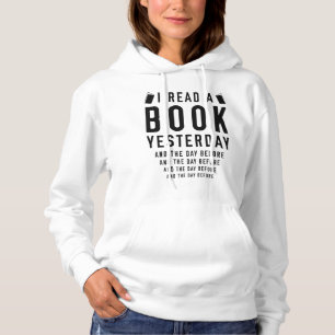 Ich habe gestern ein Buch gelesen Hoodie