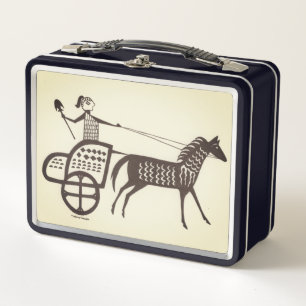 Ich habe Gewollt, eine Charioteer-Metal-Lunch-Box  Metall Brotdose