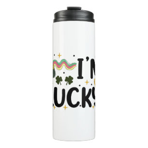 Ich habe Glück Lustiger St. Patrick's Day Thermosbecher