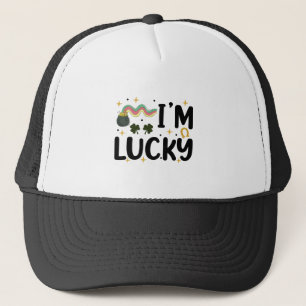 Ich habe Glück Lustiger St. Patrick's Day Truckerkappe
