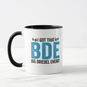 Ich habe Got, dass Big Dreidel Energy Funny Judenu Tasse