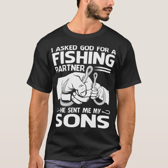 Ich habe Gott für einen Fisch-Partner Gefragt, den T-Shirt (Vorderseite)