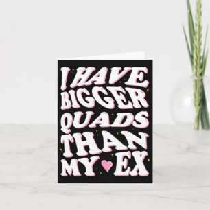 Ich habe größere Quads als mein Ex Karte