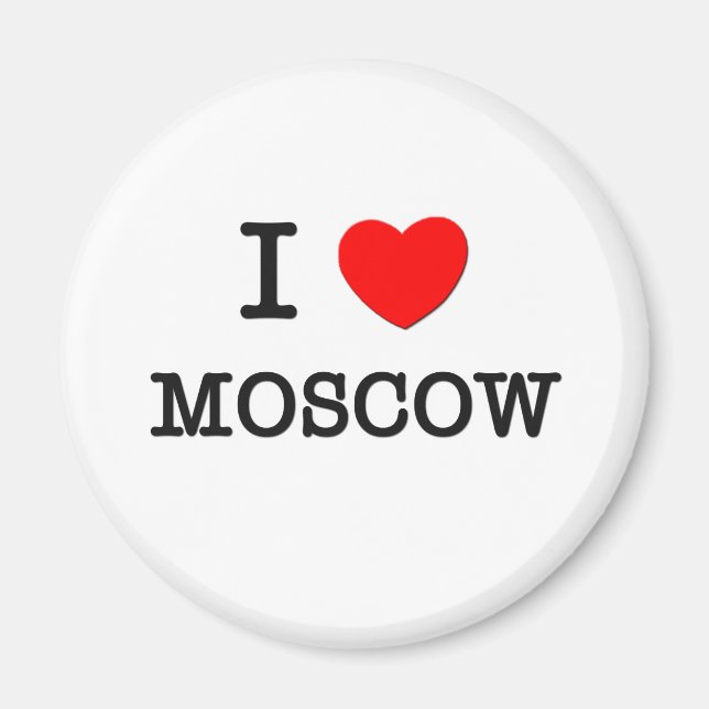 Ich habe Herz MOSCOW Magnet (Vorne)