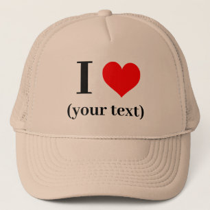 ICH HABE HERZEN! Trucker Hat - Khaki - Anpassen Truckerkappe