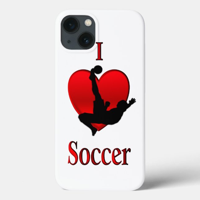 Ich habe Herzsoccer Case-Mate iPhone Hülle (Rückseite)