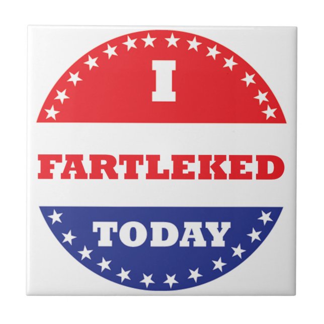 Ich habe heute Fartleed Fliese (Vorderseite)