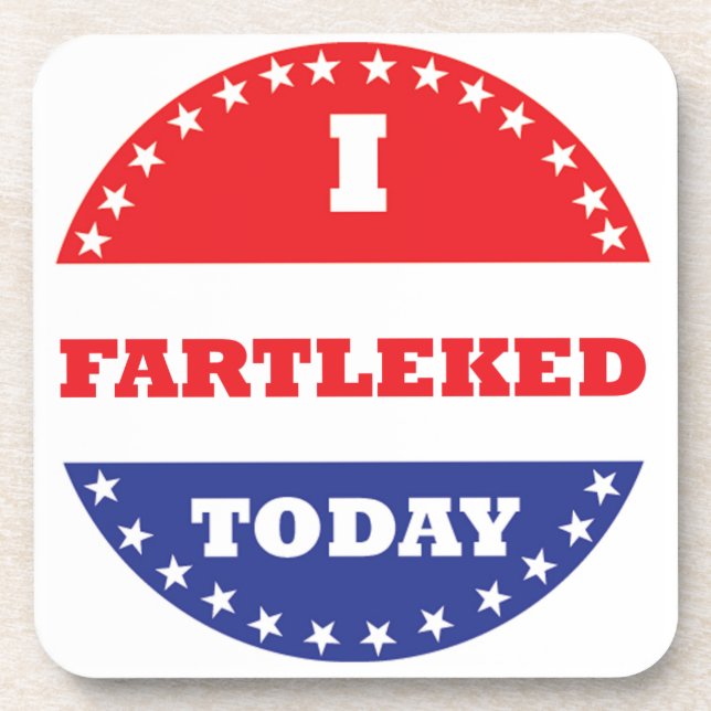 Ich habe heute Fartleed Getränkeuntersetzer (Vorderseite)