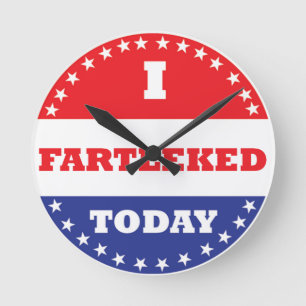 Ich habe heute Fartleed Runde Wanduhr