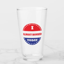 Ich habe heute fast geknackt glas