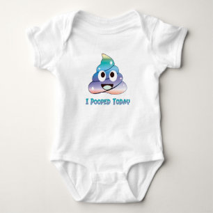 ich habe heute gekackt baby strampler
