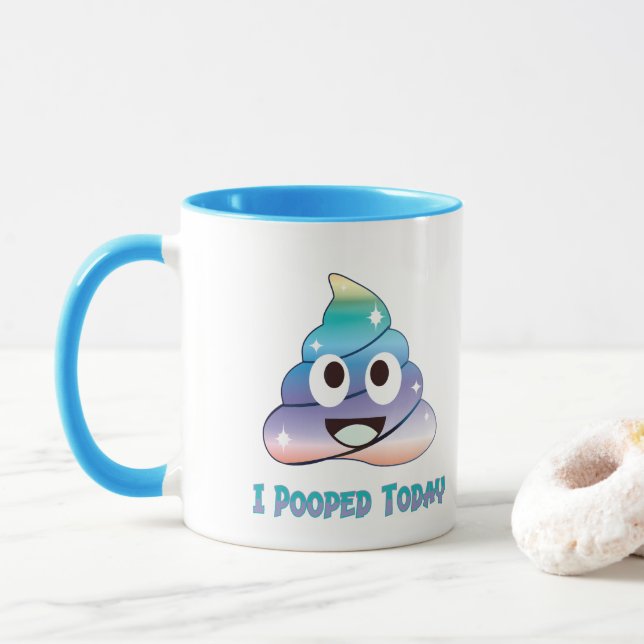 ich habe heute gepoppt tasse (Mit Donut)