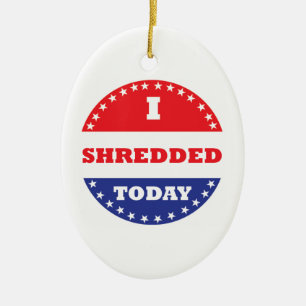 Ich habe heute geschreddert keramikornament