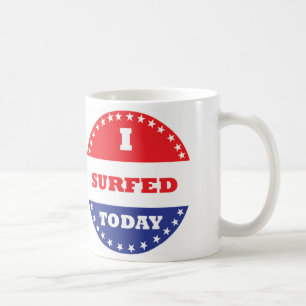 Ich habe heute gesurft kaffeetasse