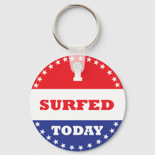 Ich habe heute gesurft schlüsselanhänger