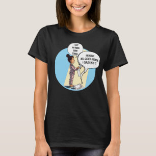 Ich habe heute nichts geschafft Katzen Humor T-Shirt