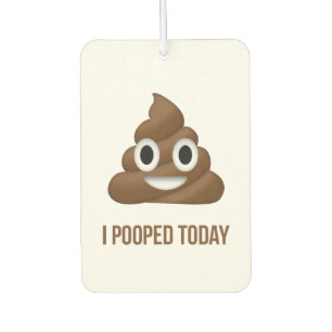 Ich habe heute Poo Emoji Gekackt Autolufterfrischer