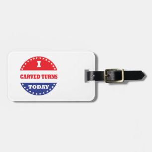 Ich habe heute Turns Carven Gepäckanhänger