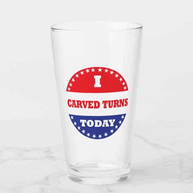 Ich habe heute Turns Carven Glas (Vorderseite)