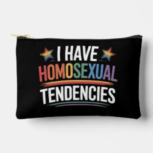 Ich habe homosexuelle Neigungen LGBTQ Stolz Regenb Zubehörtasche