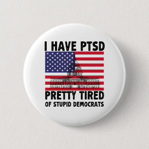 Ich habe Hübsche PTSD-Müde, mit Geschenken für dum Button