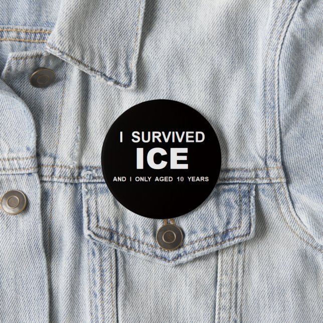 Ich habe ICE überlebt Button (Beispiel)