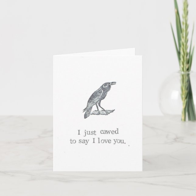 Ich habe Ihnen gesagt, dass ich Ihnen Liebe gebe Karte (Vorderseite)