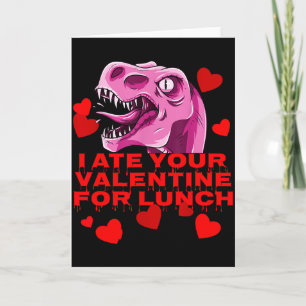 Ich habe Ihren Valentinstag zum Mittagessen gegess Karte