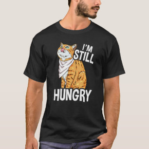 Ich habe immer noch Hunger Katzenillustration für T-Shirt