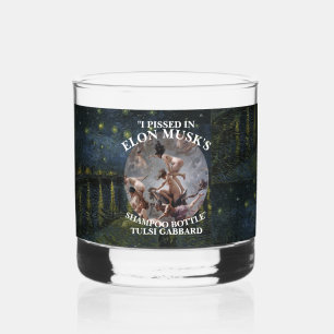 ICH HABE IN ELON MUSKS SHAMPOO TULSI GABBARD GESPI WHISKYGLAS