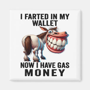 Ich habe in meinem Portemonnaie gefärbt, jetzt hab Magnet