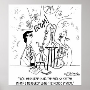 Ich habe in Metrik gemessen, du hast es nicht geta Poster