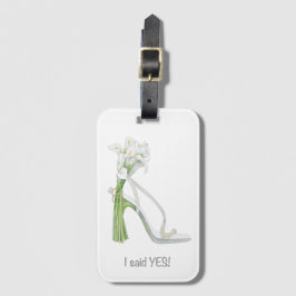 "Ich habe ja gesagt" Bridal Gepäckmarke Gepäckanhänger