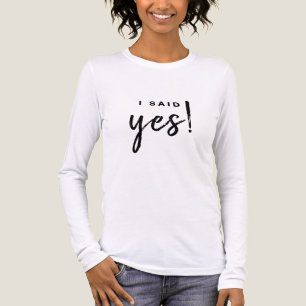 Ich habe Ja gesagt Junggesellinnenabschied Tri-Blend Shirt