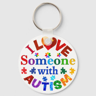 Ich habe jemanden mit AUTISM Liebe Schlüsselanhänger