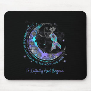 Ich habe jemanden mit Epilepsie zum Mond und zurüc Mousepad
