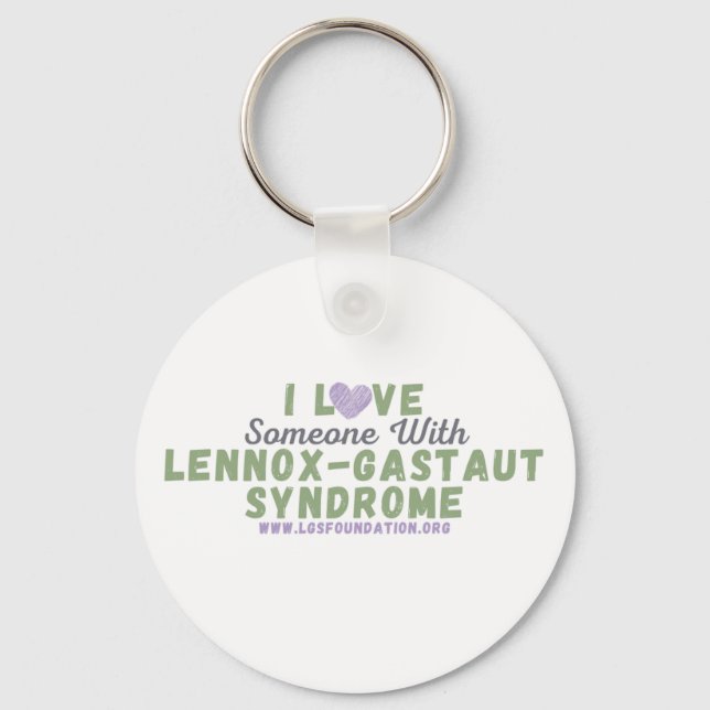 Ich habe jemanden mit LGS Button Schlüsselanhänger (Vorderseite)