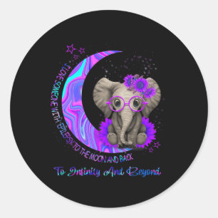 Ich habe jemanden mit öosinophilen Erkrankungen an Runder Aufkleber