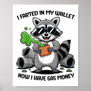 Ich habe jetzt in meinem Portemonnaie das Gasgeld Poster