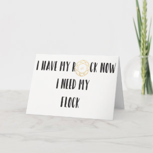 ICH HABE JETZT MEIN ROCK, ICH BRAUCHE MEIN FLOCK B EINLADUNG