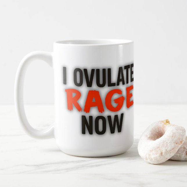 Ich habe jetzt Rage auvulsiv Kaffeetasse (Mit Donut)