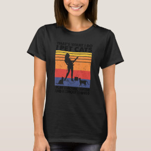 Ich habe Katzen, die ich spiele E-Gitarre und ich T-Shirt