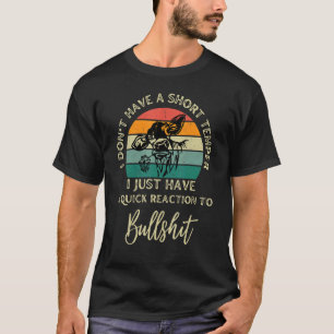 Ich habe kein kurzes Temperament  Kuhbauer Landleb T-Shirt
