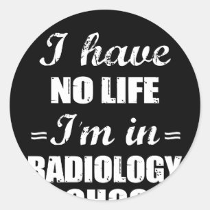 Ich habe kein Leben, das ich in der Runder Aufkleber