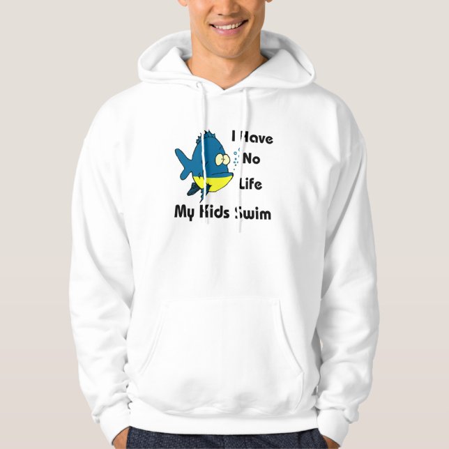 Ich habe kein Leben Hoodie (Vorderseite)